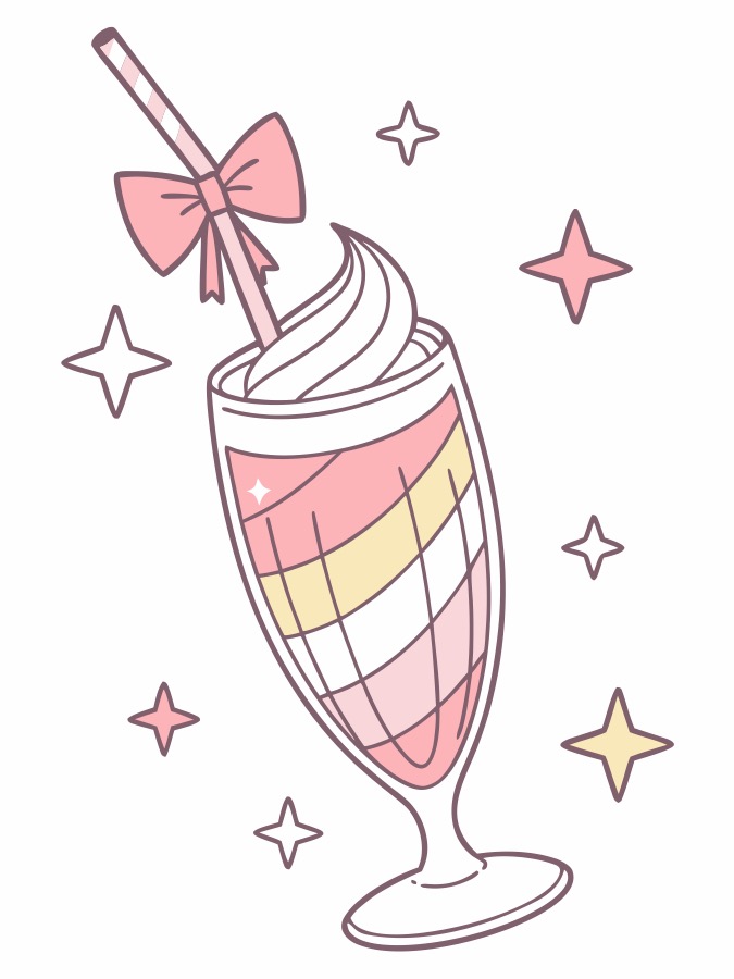 ワンドリンクオーダー制のイメージイラスト